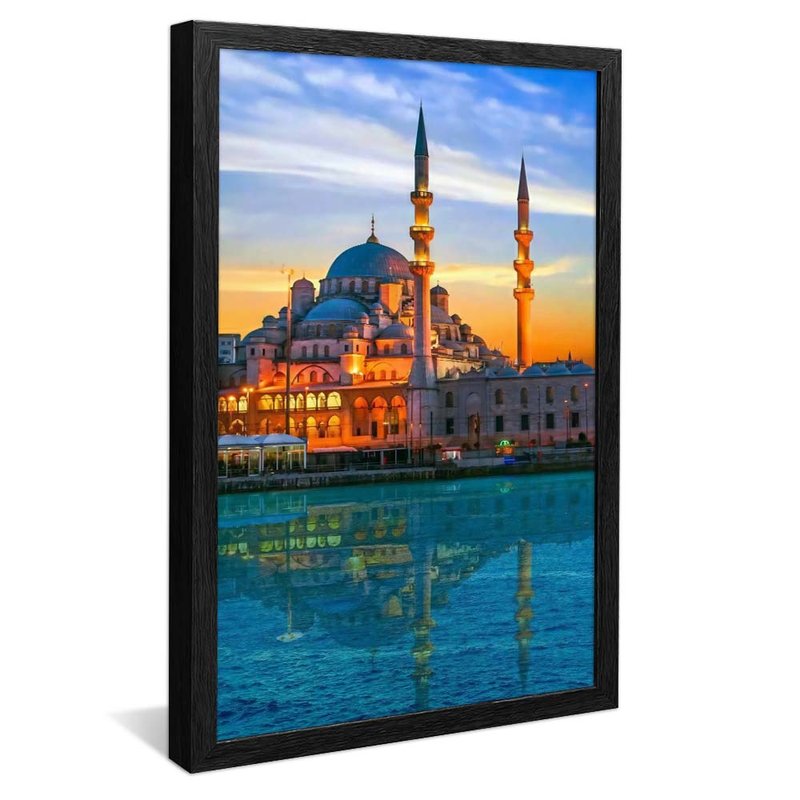 quadro arquitetura de dubai preto