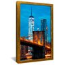 quadro arquitetura nova york dourado