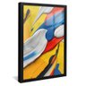 quadro tons de tintas preto reflexo