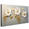 quadro floral ornamentado 3d borda infinita