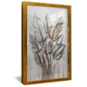 quadro buque em cromo dourado reflexo