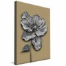 quadro floral em blacksilver borda infinita
