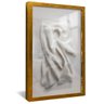 quadro tecido branco dourado reflexo