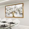 1 quadro arvore em ouro dourado