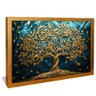 quadro arvore ouro painel dourado