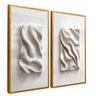 quadro duo painel cetim 3d dourado reflexo