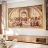 1 quadro escola de atenas dourado
