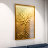 2 quadro arvore em ouro dourado