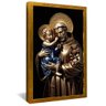 quadro santo antonio dourado