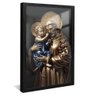 quadro santo antonio preto reflexo