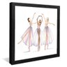 quadro a danca das bailarinas preto