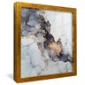 quadro marmore abstrato dourado reflexo