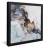 quadro marmore abstrato preto