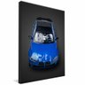 quadro bmw m3 azul borda infinita