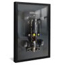 quadro senna lotus preto reflexo
