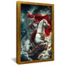 quadro sao jorge dragao dourado