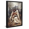 quadro jesus protegendo cordeiro preto reflexo