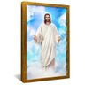 quadro jesus em seu reino dourado