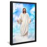 quadro jesus em seu reino preto