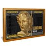 quadro um milhao reais dourado