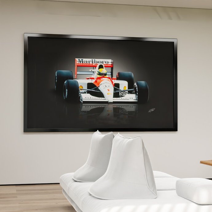 2 quadro maclare senna f1 preto