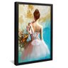 quadro pintura bailarina preto