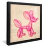 quadro pop balao cachorro preto reflexo