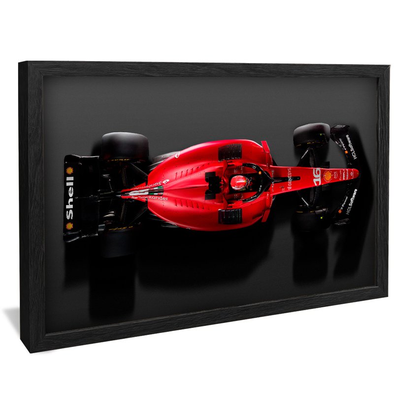 quadro formula 1 preto