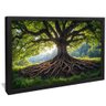 quadro raizes da natureza preto