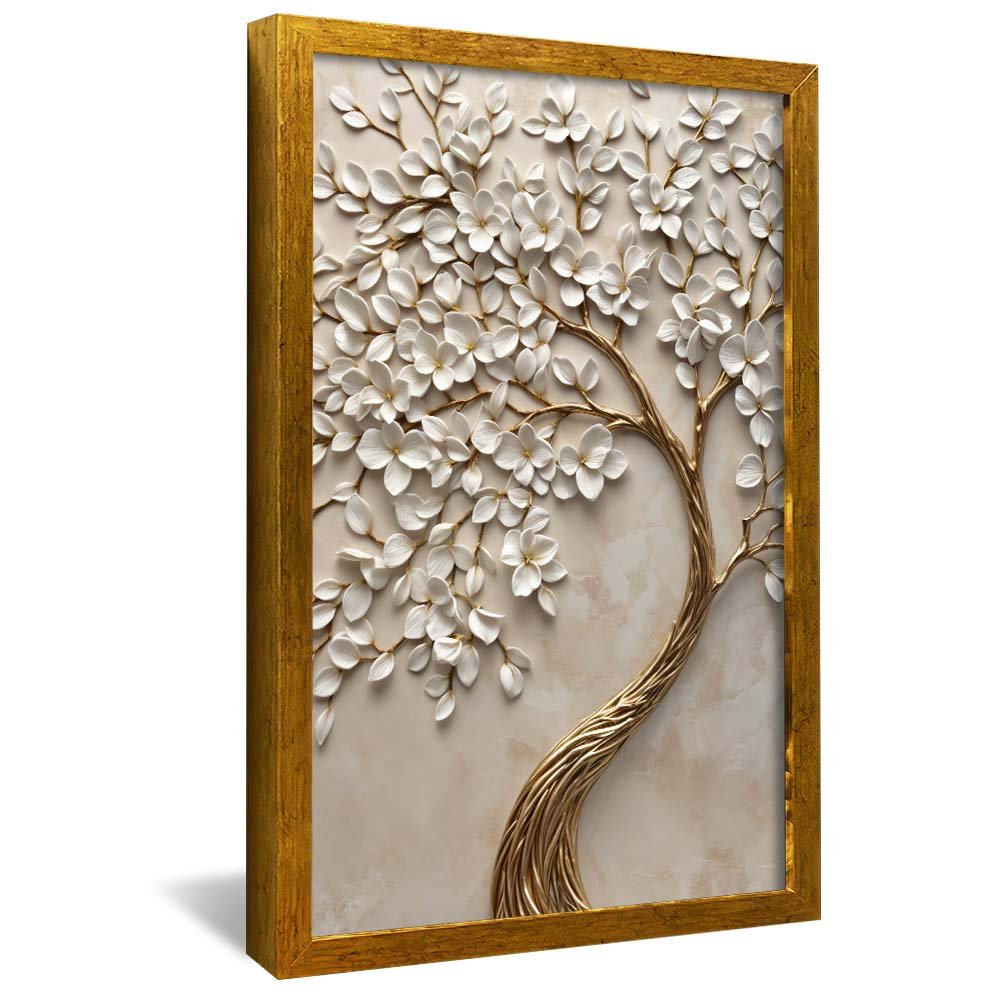 Quadro Decorativo Árvore e Tons V2239