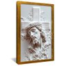 quadro de cristo gesso dourado