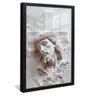 quadro de cristo gesso preto reflexo