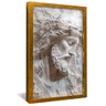 quadro paixao de cristo no marmore dourado reflexo