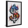 quadro pop money preto