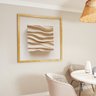 2 quadro painel ondas creme