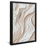 quadro painel abstrato branco preto