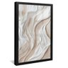quadro painel abstrato branco preto reflexo