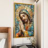 1 quadro jesus cristo vitral