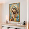 2 quadro jesus cristo vitral