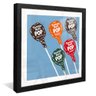 quadro pirulito tootsie preto reflexo