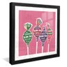 quadro pirulito blow pop preto reflexo
