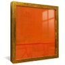 quadro vermelho laranja dourado reflexo