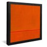 quadro vermelho laranja preto
