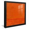 quadro vermelho laranja preto reflexo