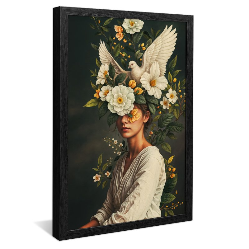 quadro o ultimo retrato de lenore preto