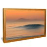 quadro ondas suaves dourado