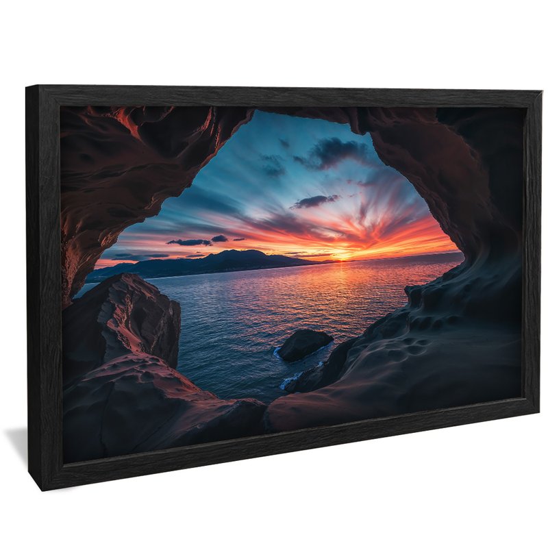 quadro onde terra abre preto