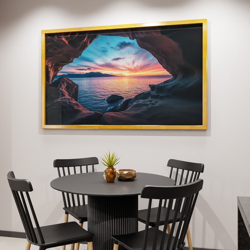 1 quadro onde a terra se abre