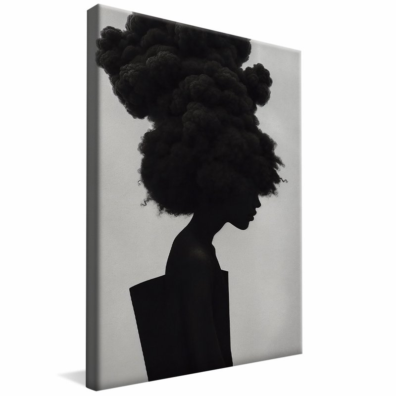 quadro cinzas no ar borda