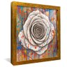 quadro floral e spray dourado reflexo